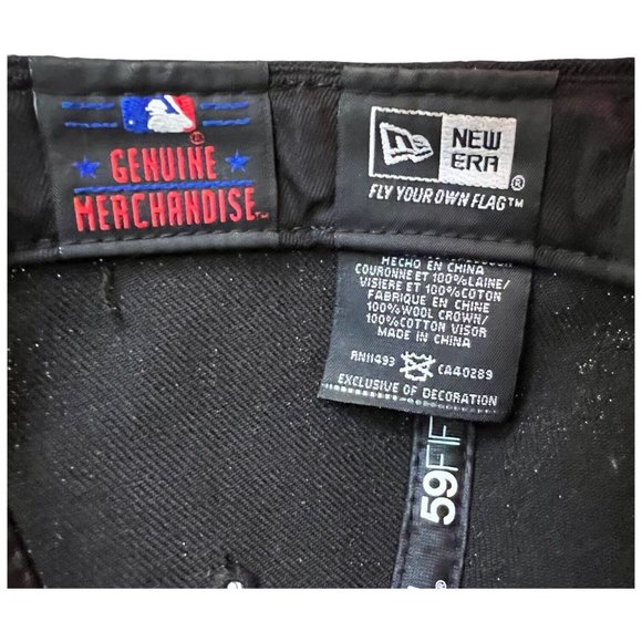 New Era 59Fifty New York Yankees Hat Fitted 7 1/4 Palm Leaf Brim MLB Baseball - Picture 8 of 8